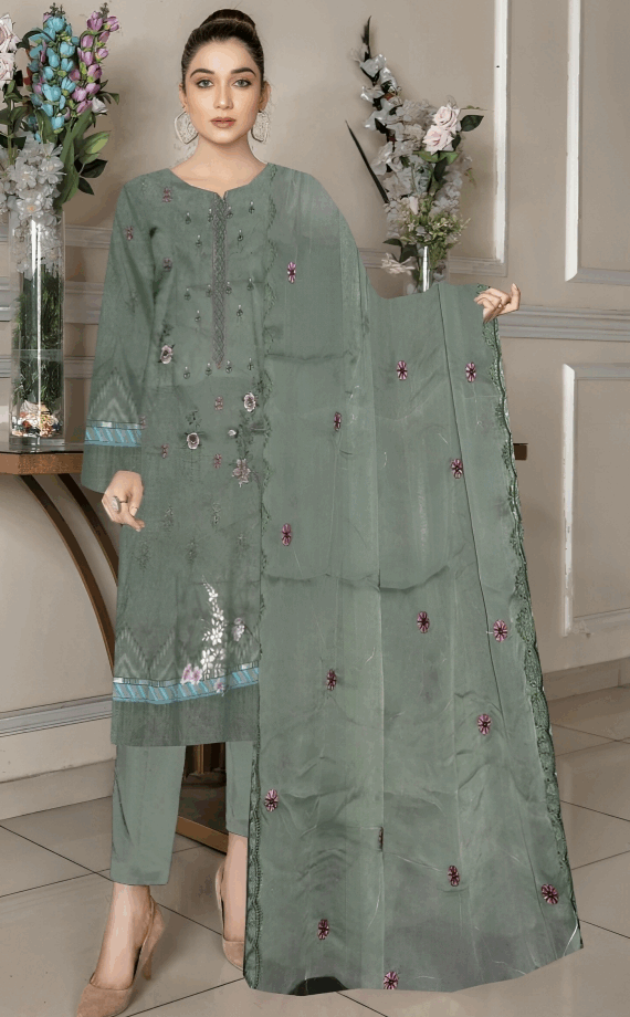 Cross Stich Digital Lawn 3 Piece (Vol.2025)