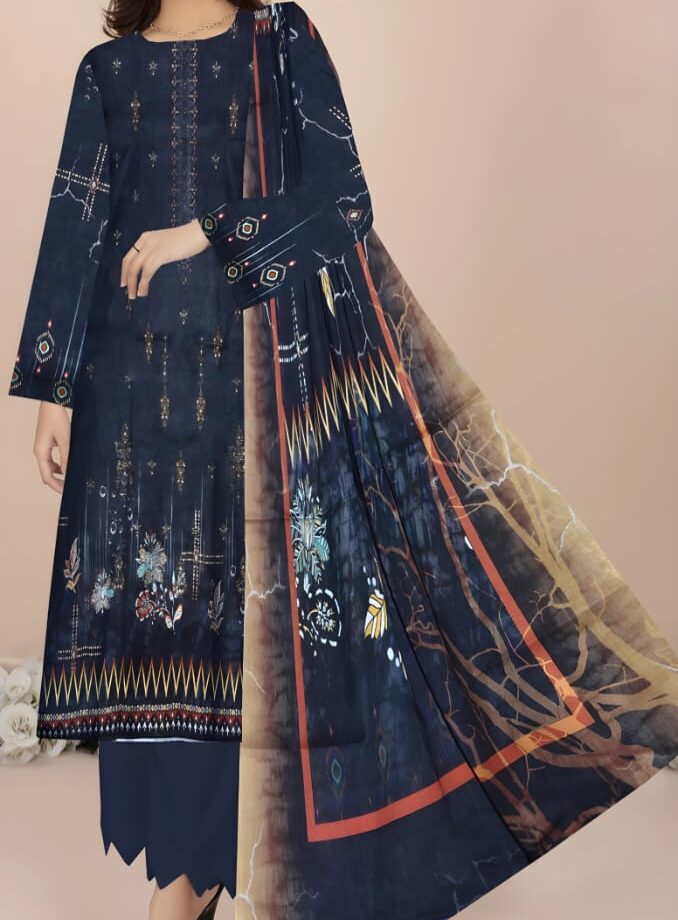 Nishat Unstiched 3piece (Civic Collection 2025)