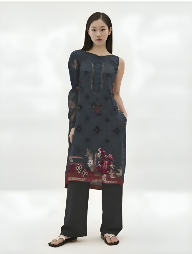 Firdous Unstiched 3 Piece