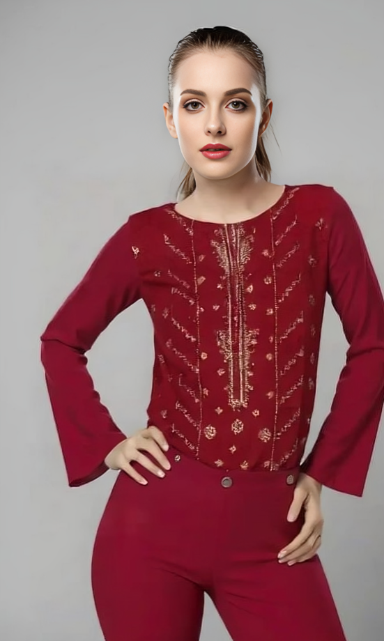 Kalive Unstiched 3 Piece