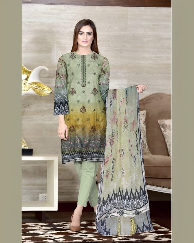 Maria B Unstiched 3 Piece