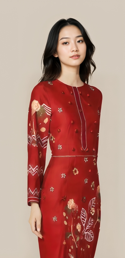 Cross Stich Unstiched 3 Piece Summer Collection 2025